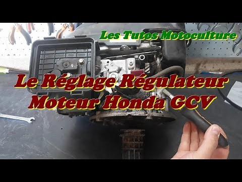 Honda RPM problem? GCV 135/160 regulator setting!