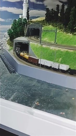 短65-3 PLATLANE様再訪③ 手前に出た高架線 #platlane #貨物列車 #荷物列車