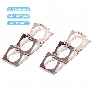 [Hot Item] OEM Custom Flat Leaf Spring Stainless Steel Stamping Part Spring Clips