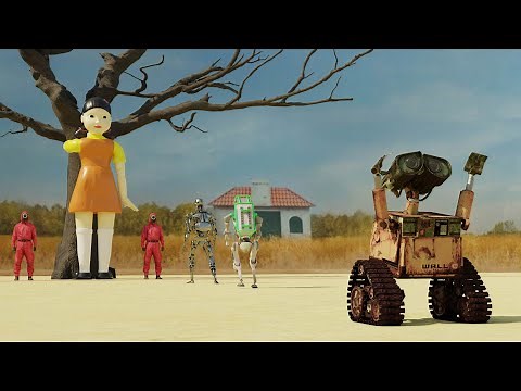 Wall-E goes to Squid Game