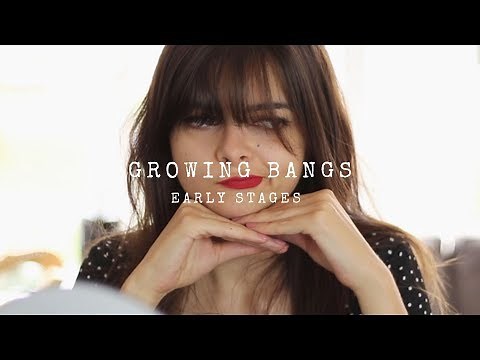 Growing Out Bangs | The Early Stages