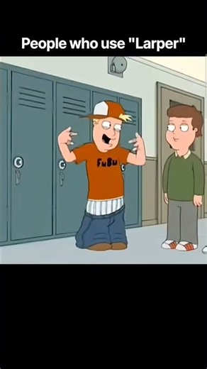 There’s the white kid with the baggy clothes who's talking like he's black #fyp #stewiegriffin