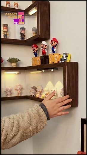 Transform Your Room With These Smart LED Corner Shelves! 💡✨