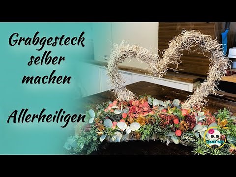 Grave flower arrangement