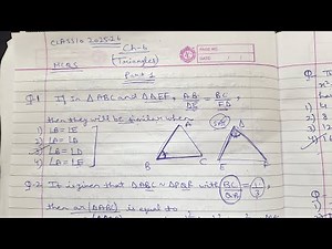📘 Chapter 6 | Triangles | Class 10 Maths | MCQs | Part 1 | CBSE 2025–26