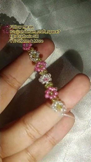 DIY Seed Bead Jewelry in 30 Seconds! #shortvideo #shorts #seedbeadbracelet #beadwork #handmade #diy