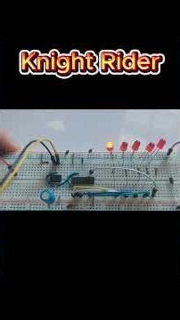Knight Rider with 555timer & CD4017