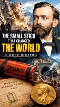 The Small Stick That Changed the World | Alfred Nobel & Dynamite #history