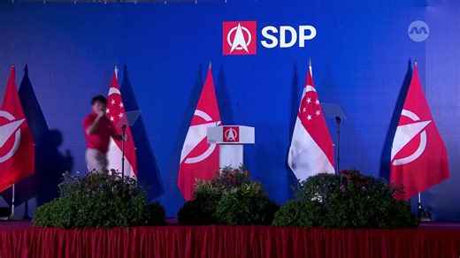 GE2025: SDP rally for Sembawang West SMC at Evergreen Primary School
