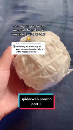 Creating a Spiderweb Poncho Template Tutorial Step by Step!