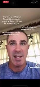 Stephen Marlow Before Mass Shooting 🌍 Targeted Individual 🧠 Claiming Mind Control Shorts