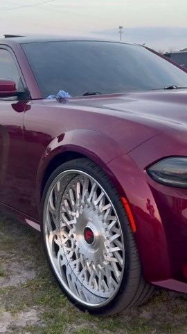 HITS Lined Up at the Tru Boyz Carshow