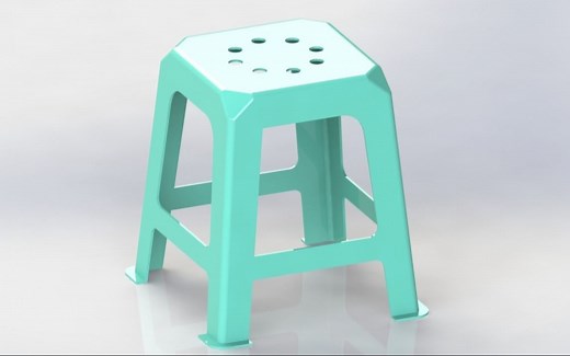 5分钟教会你用Solidworks基础命令绘制凳子！