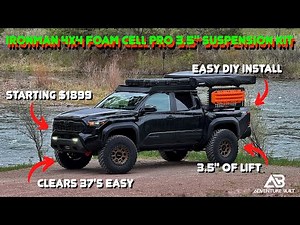 Best NEW OffRoad Suspension 2024 Toyota Tacoma Ironman 4x4 Foam Cell Pro Install and Impressions