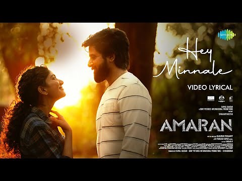 Hey Minnale - Video Lyrical | Amaran | Sivakarthikeyan, Sai Pallavi | GV Prakash |Rajkumar Periasamy