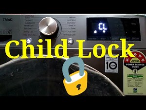 LG Washing Machine-Child Lock, LG Machine me Child Lock kaise lagaye