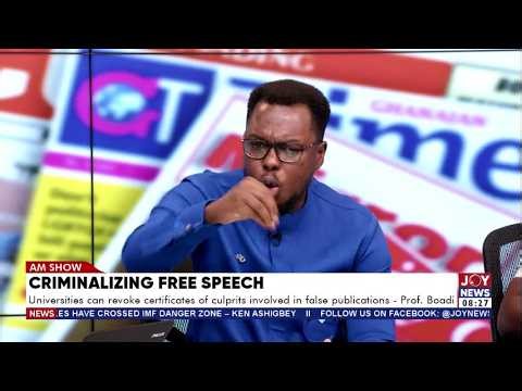 Criminalizing Free Speech: A Case for Law or Political Intimidation? NPP Threatens Revenge