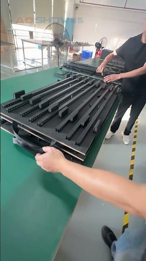 Set LED Pixel Video Bars + Flight case ready send to our customers