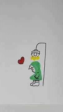 How to make a super cute drawing using the number 2?