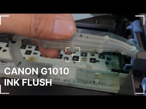 Canon G1010 Ink Flush – Print Problem