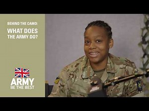 Behind the Camo - What does the Army do?