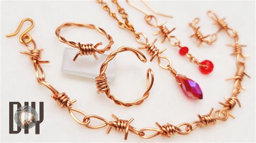 Barbed wire | full set of jewelry | unisex | rings | bracelet | Halloween 863
