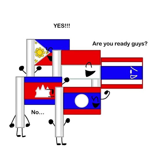 Object Flags Mini Comic: Emoji War #comedy #objectshowoc #objectshow #oc #osc #objectflagsbyteerapat