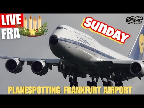 🔴LIVE Sunday Planespotting Frankfurt Adventstream Shine the Light | Besuch Mario Hahn - Pilots Waves