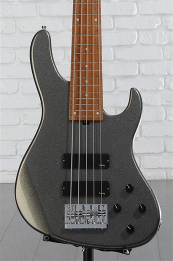 Sadowsky MetroExpress Modern 5-string Bass Guitar - Silver Metallic, Maple Fingerboard