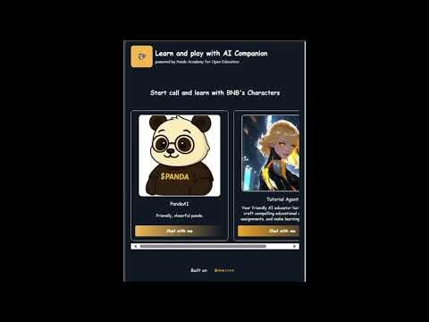 AI Companion dApp — The Future of Web3 Education | Built by TUT x PANDA