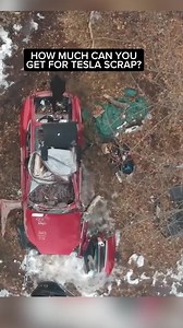 Disappointed is an understatement🙄 #tesla #scrap #junkyard #money #car #reels #tiktok | Rich Rebuilds