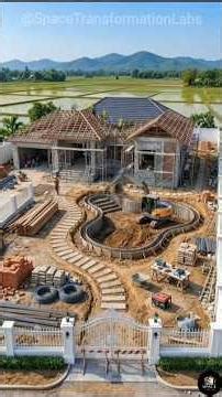 From Empty Land to Dream Home! #home #shorts #transformation