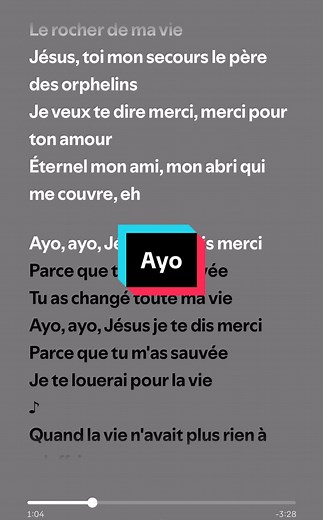 Ayo - Eden #gospellyrics #spotify