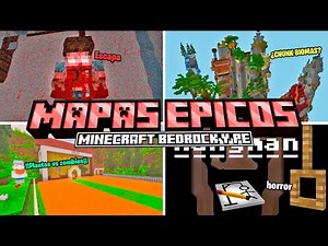 🔥 TOP 8 EPIC MAPS for Minecraft Bedrock and Pocket Edition 1.21+ that YOU MUST TRY