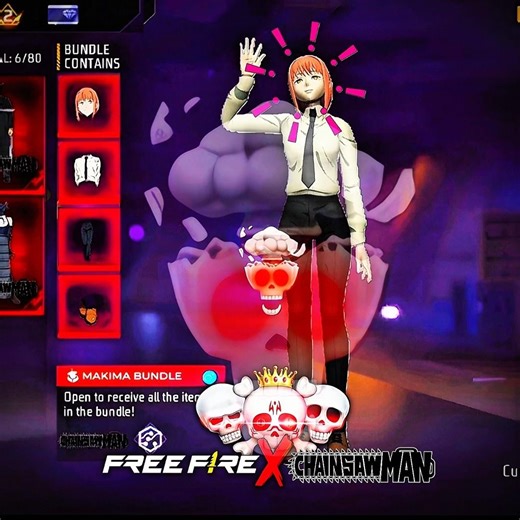 ABBAS X CHAINSAW MAN ☠️🔥| #freefire​ #foryou​