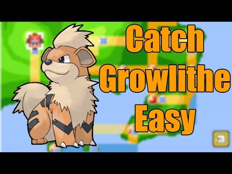 Pokemon Fire Red where to catch/find Growlithe