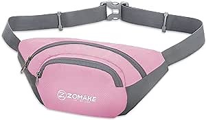 Large Crossbody Fanny Pack for Women Men:Plus Size Belt Bag with Adjustable Strap - Fashion Water Resistant Waist Bag, Bum Bag Waist Pouch Bag for Running Travel Hiking Carrying All Phones,By ZOMAKE