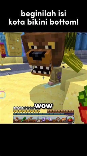 Isi Kota Bikini Bottom Di Minecraft!