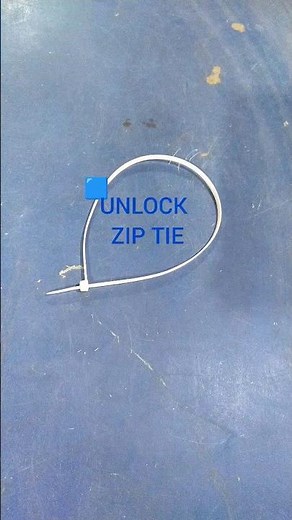 How To Undo A Zip Tie Without Cutting It-Cable Tie Tutorial