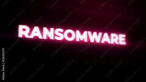 Ransomware Warning Alert Error Message flashing on Screen, Computer system crash. System error, hardware fail or hackers Hacking attack virus detection spyware antivirus malware internet data fraud