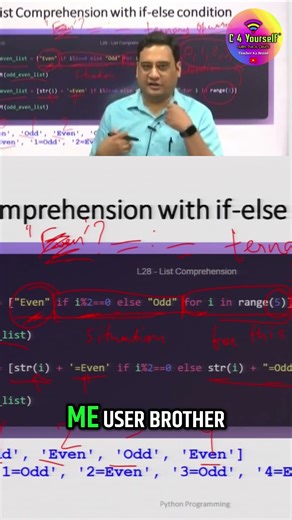 Python Code: Even vs. Odd Numbers Explained Simply! #shorts