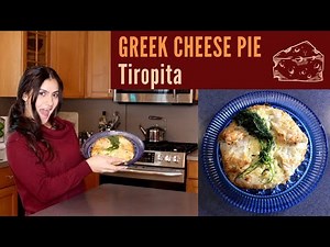 TRADITIONAL GREEK CHEESE PIE | Tiropita | Authentic Greek Recipe | Healthy | Vegetarian