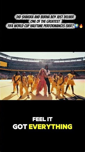 Shakira & Burna Boy's FIFA World Cup Final Halftime Show Was INSANE! 🌍🔥 #daidai #viral #ghettokids