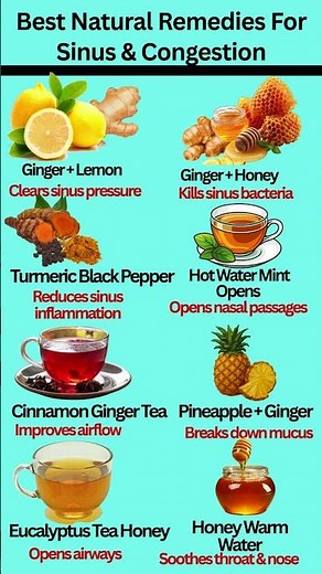 Best Natural Remedies for Sinus Pressure | Breathe Clear in Minutes #healthylifestyle
