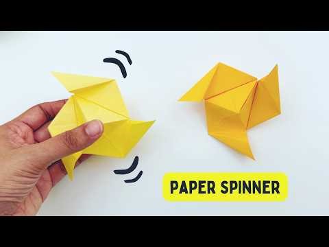 How To Make paper fidget spinner toy For Kids / Nursery Craft Ideas / Paper Craft Easy / KIDS crafts