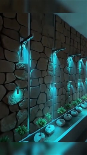 Indoor Waterfall Wall with LED Lights – Amazing Home Decor Idea