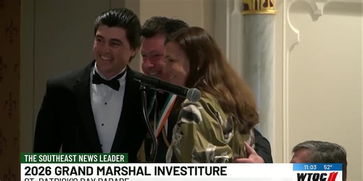 Annual grand marshal investiture honors Martin ‘Marty’ Hogan