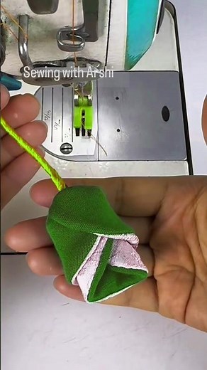 Handmade Fabric Flower | Easy Sewing Craft Idea | DIY