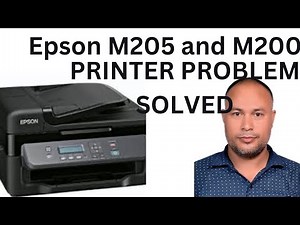 Epson M205 and M200 Scanner error ll printer error #Epsonprinter