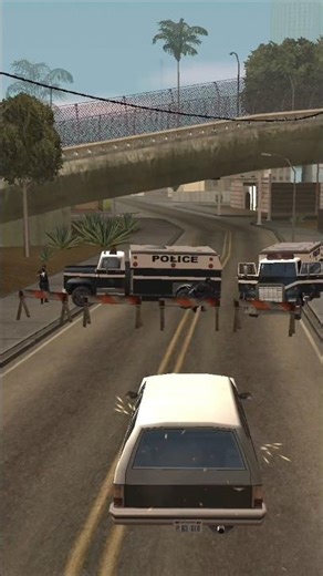 IF YOU TRY TO ESCAPE FROM COPS (FOUR STAR WANTED LEVEL) - GTA SAN ANDREAS. #gtasanandreas #gtapc